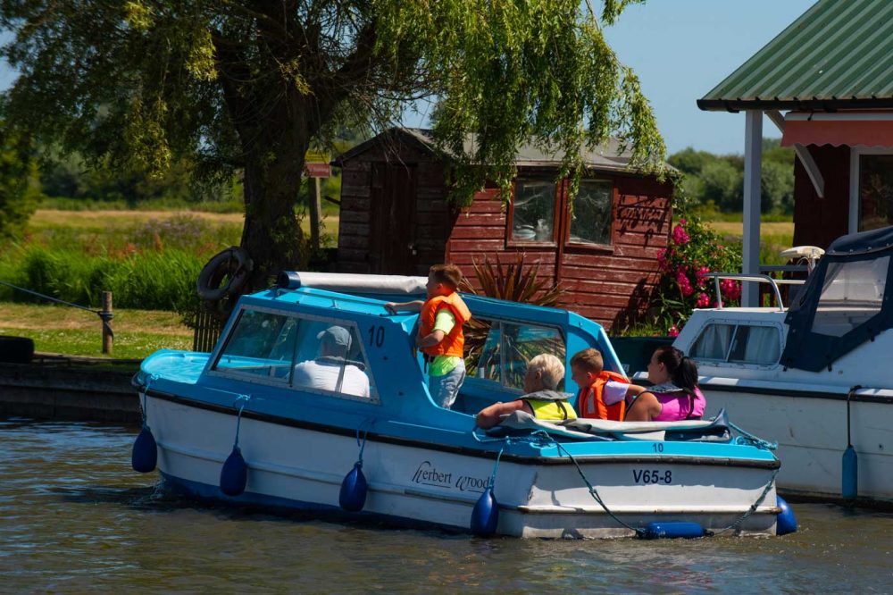 Day Boat Hire on the Norfolk Broads Herbert Woods