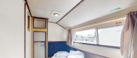 Norfolk Broads Boat Hire- Herbert Woods- Emerald Light- rear port cabin