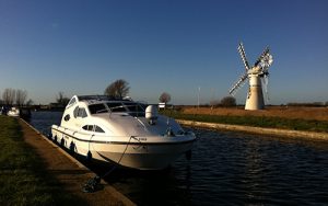 Supreme Light moored at Thurne Dyke
